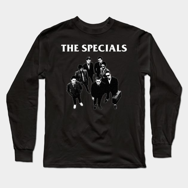 The Specials - Engraving Style Long Sleeve T-Shirt by Parody Merch